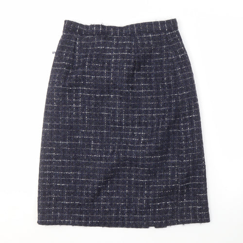 The Classic Boutique Women's Blue Check Skirt