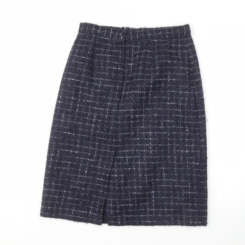 The Classic Boutique Women's Blue Check Skirt