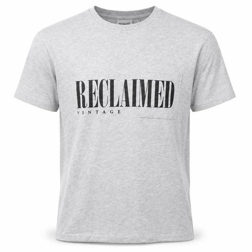 Reclaimed Vintage Grey Crew Neck Men's T-Shirt M