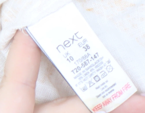 Next Women's Yellow Floral Dress Size 10