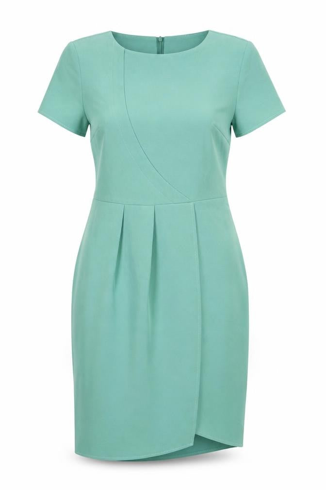 Front view of KWS London Women's Green Dress, size 12