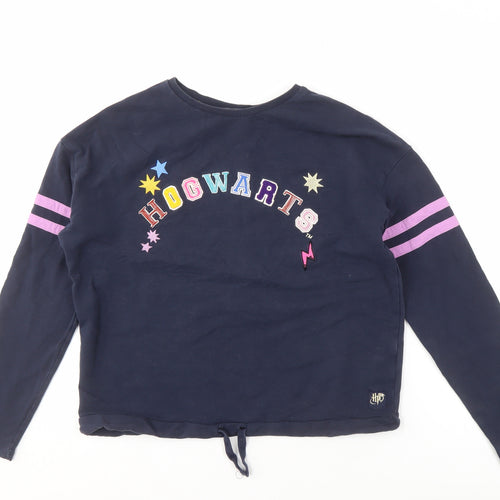 Marks and Spencer Girls Blue Harry Potter Sweatshirt 13-14 Years