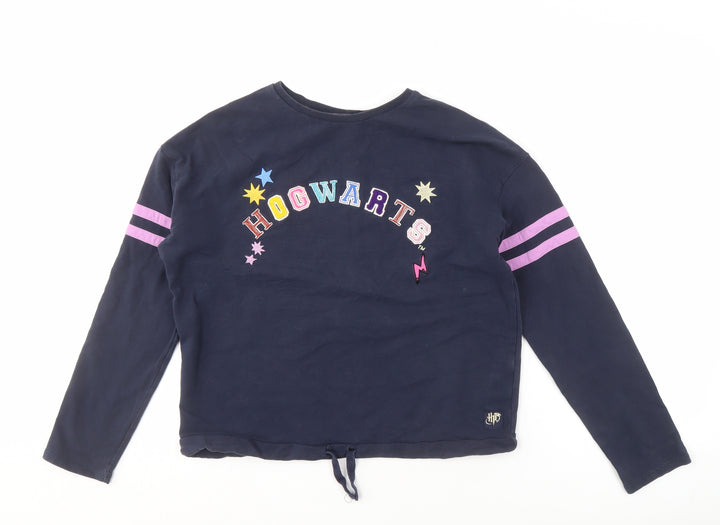 Marks and Spencer Girls Blue Harry Potter Sweatshirt 13-14 Years