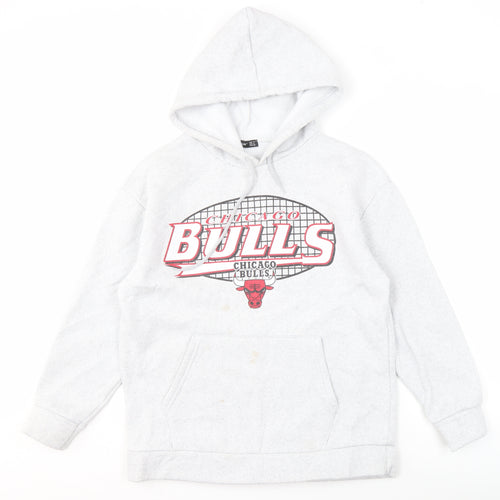 Ambar Men's Grey Chicago Bulls Hoodie S Pullover