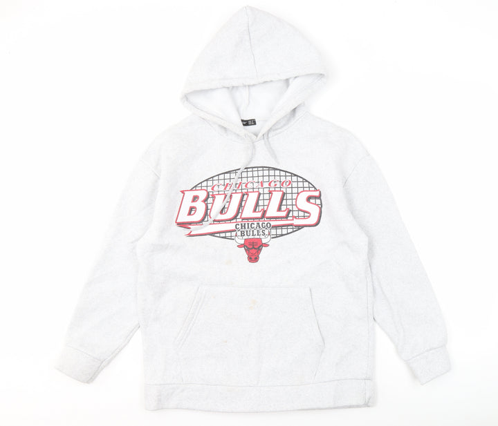 Ambar Men's Grey Chicago Bulls Hoodie S Pullover