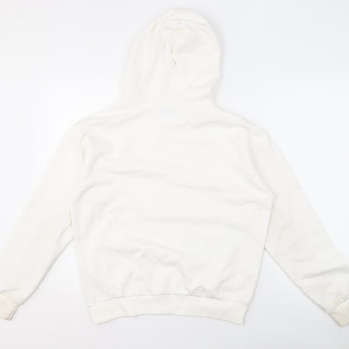 Destination Girls White Pullover Hoodie, Christmas Graphic, Size 12