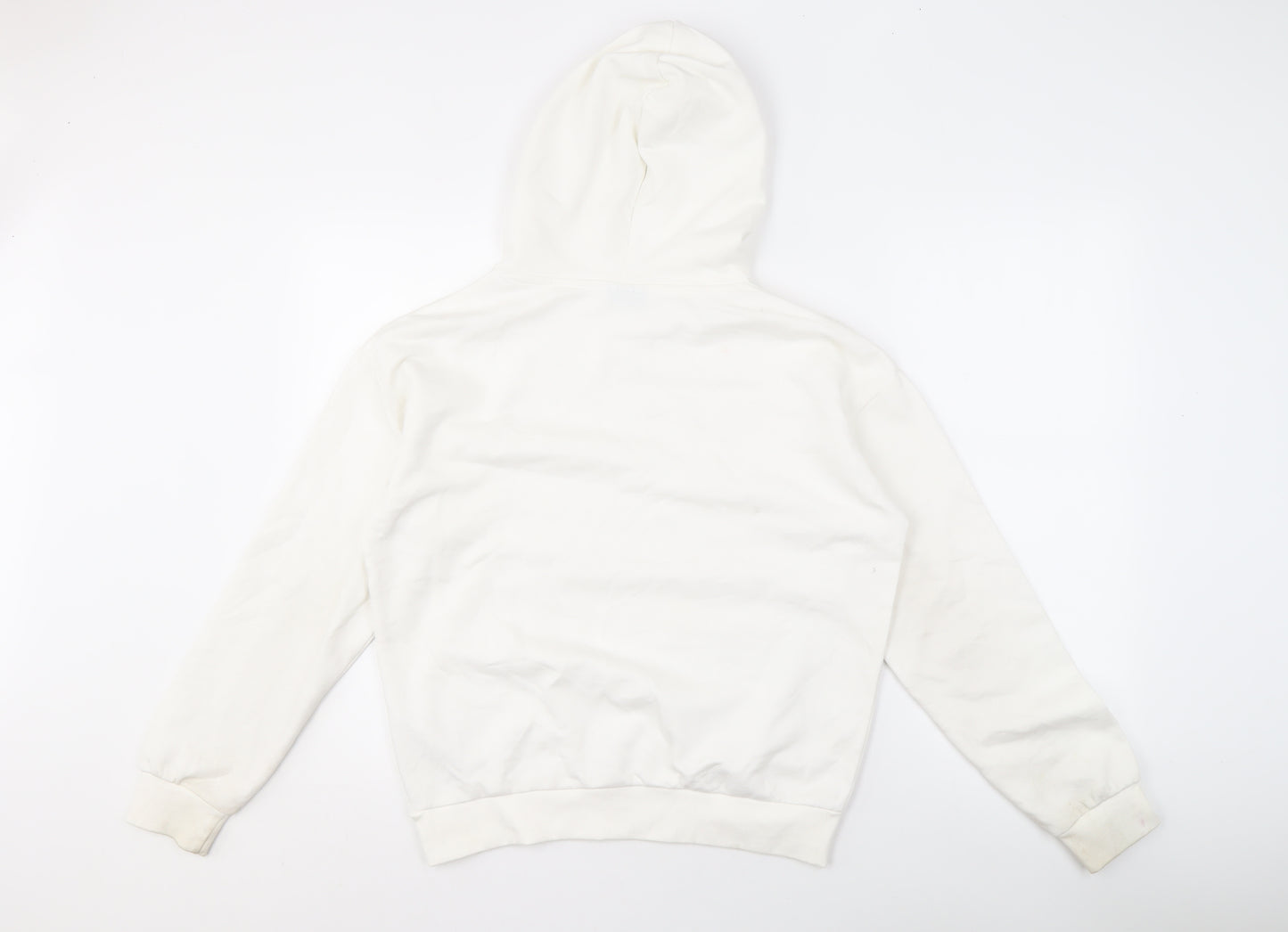 Destination Girls White Pullover Hoodie, Christmas Graphic, Size 12
