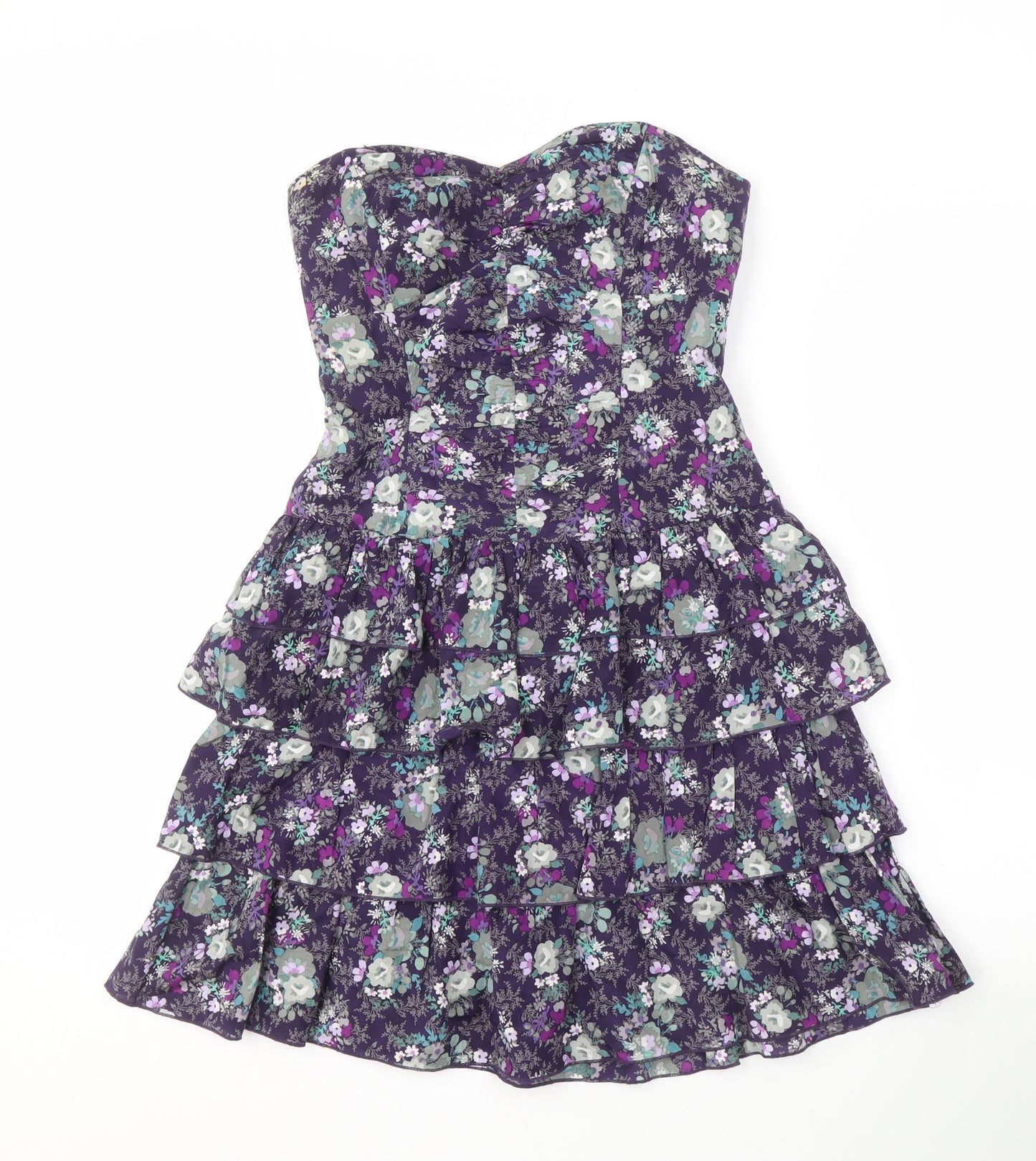 Oasis Women’s Floral Strapless Dress - Size 8