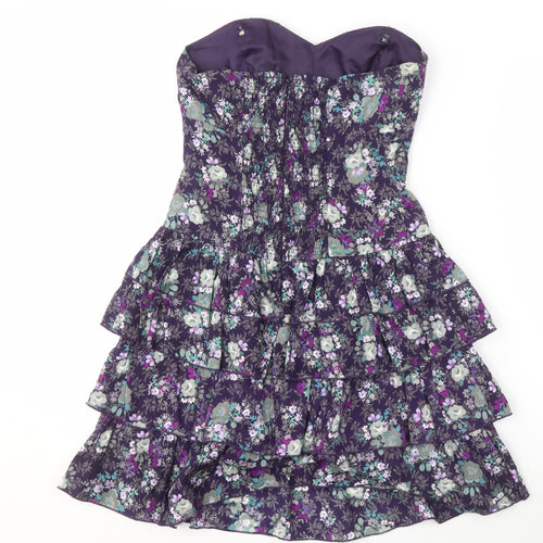 Oasis Women’s Floral Strapless Dress - Size 8