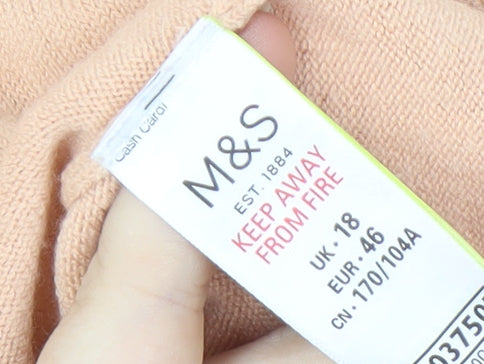 Marks and Spencer Women's Beige Cardigan UK 18