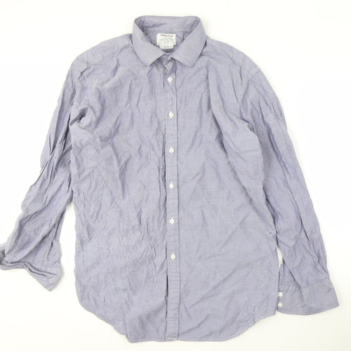 T.M. Lewin Men's Blue Slim Fit Shirt Size 36