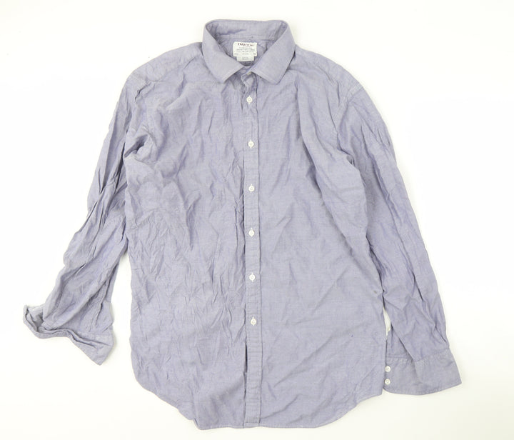 T.M. Lewin Men's Blue Slim Fit Shirt Size 36