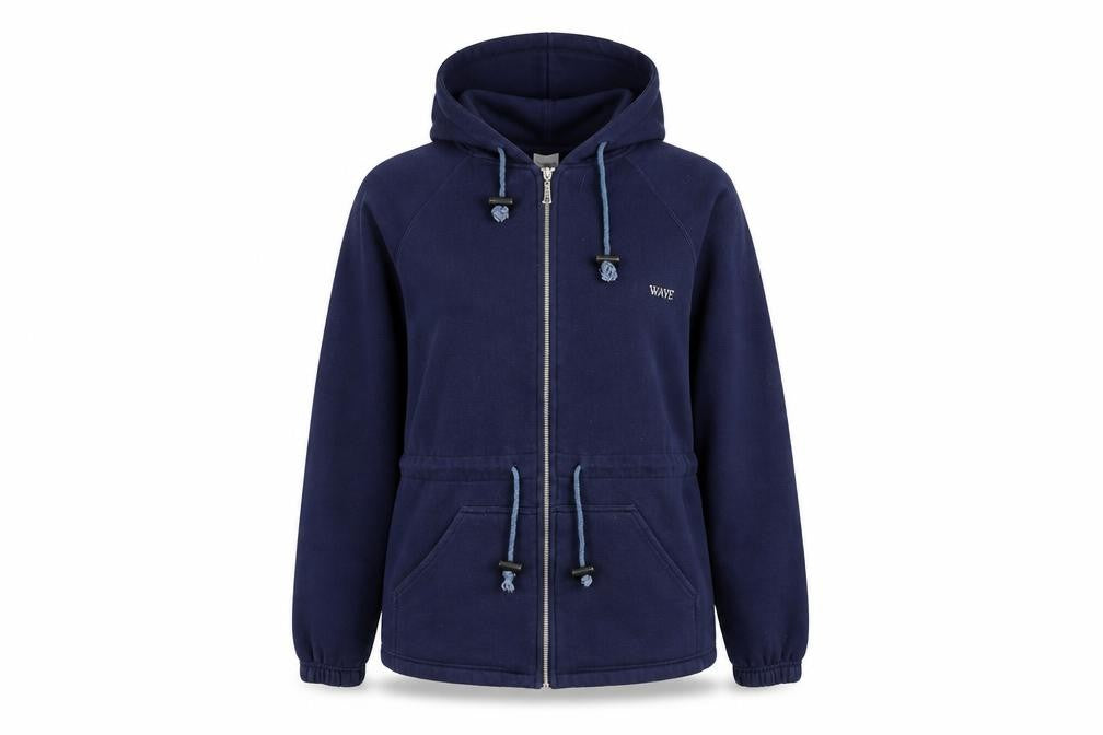 Sportive Blue Unisex Full Zip Hoodie, Size 10-12