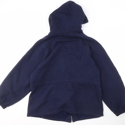 Sportive Blue Unisex Full Zip Hoodie, Size 10-12