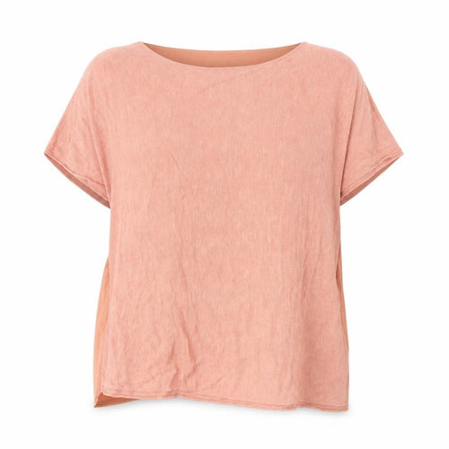 Mango Women Pink Blouse, Short Sleeve, Size 8