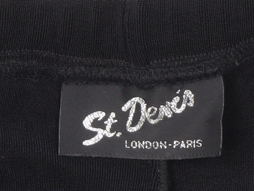 St. Denis Women's Black A-Line Skirt, Size 2XS