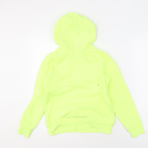 Gap Girls Green Pullover Hoodie - 12 Years, Logo, Long Sleeve