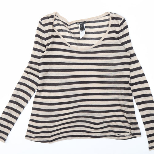 Mango Basics Women's Striped Long Sleeve T-Shirt