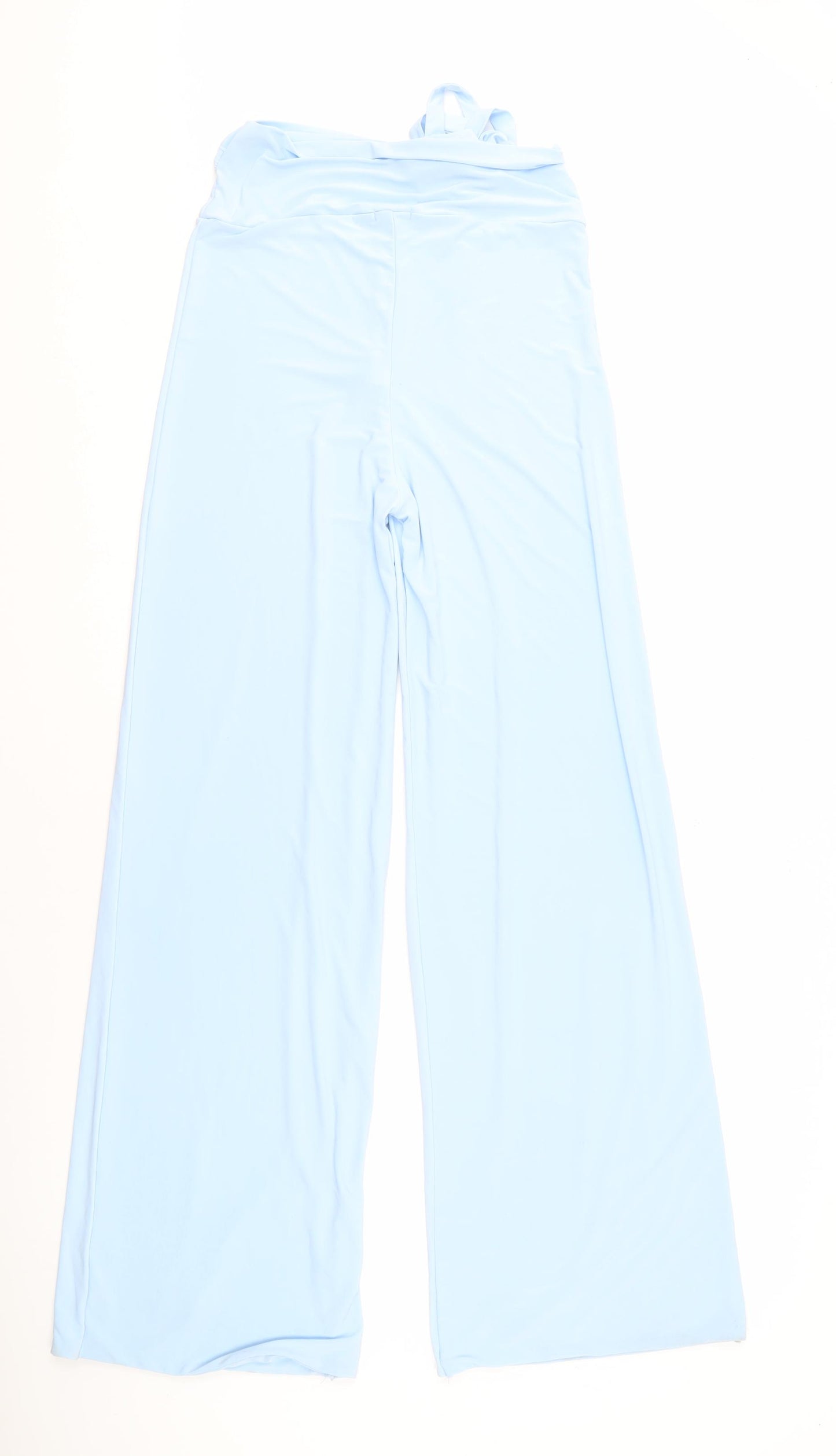 PrettyLittleThing Women’s Blue Wide-Leg Trousers Size 12