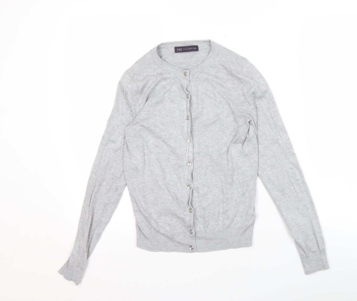 Marks and Spencer Women's Grey Cardigan Size 8