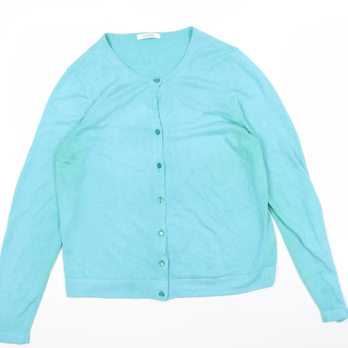 Marks and Spencer Women's Blue Cardigan Size 14