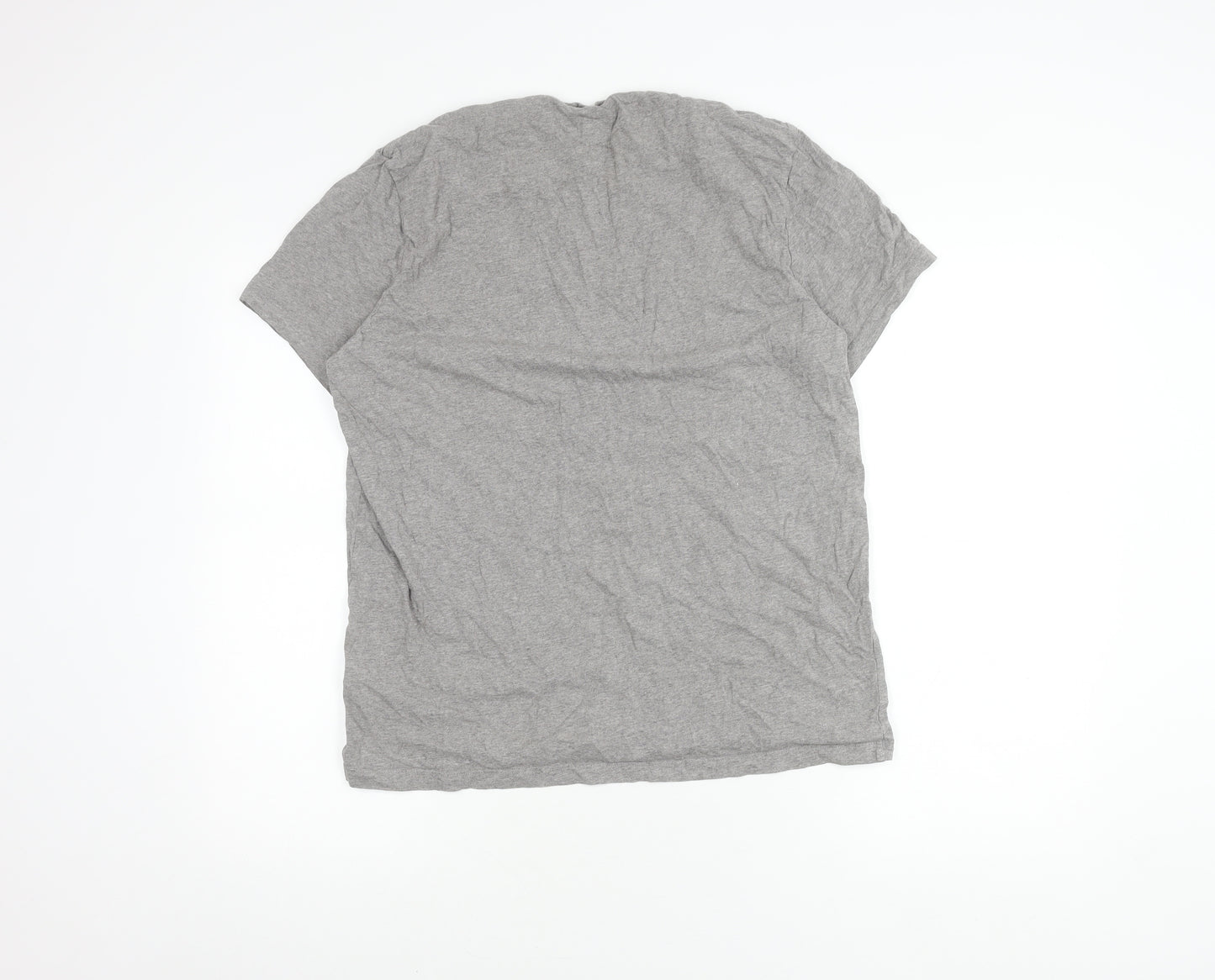 Jack Wills Mens Grey Regular Fit Logo T-Shirt L