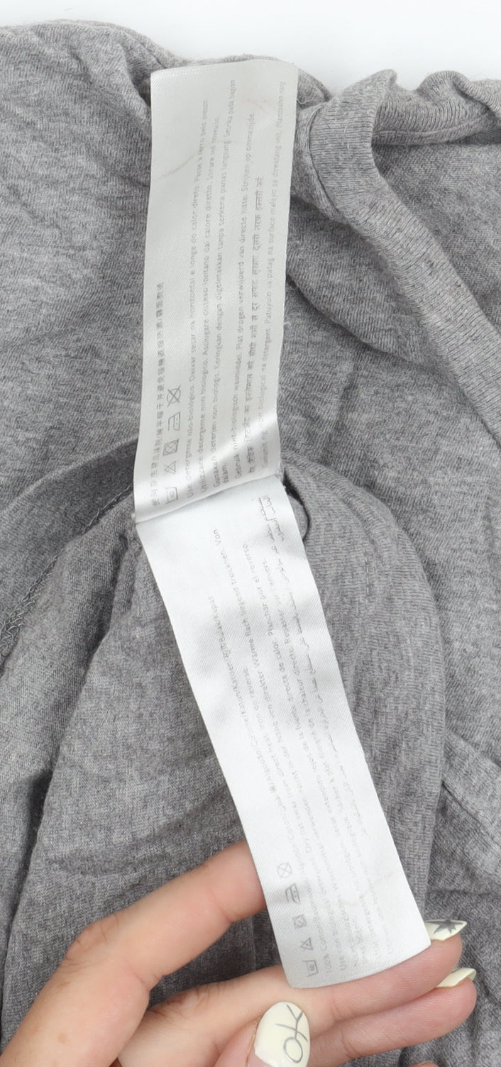 Jack Wills Mens Grey Regular Fit Logo T-Shirt L
