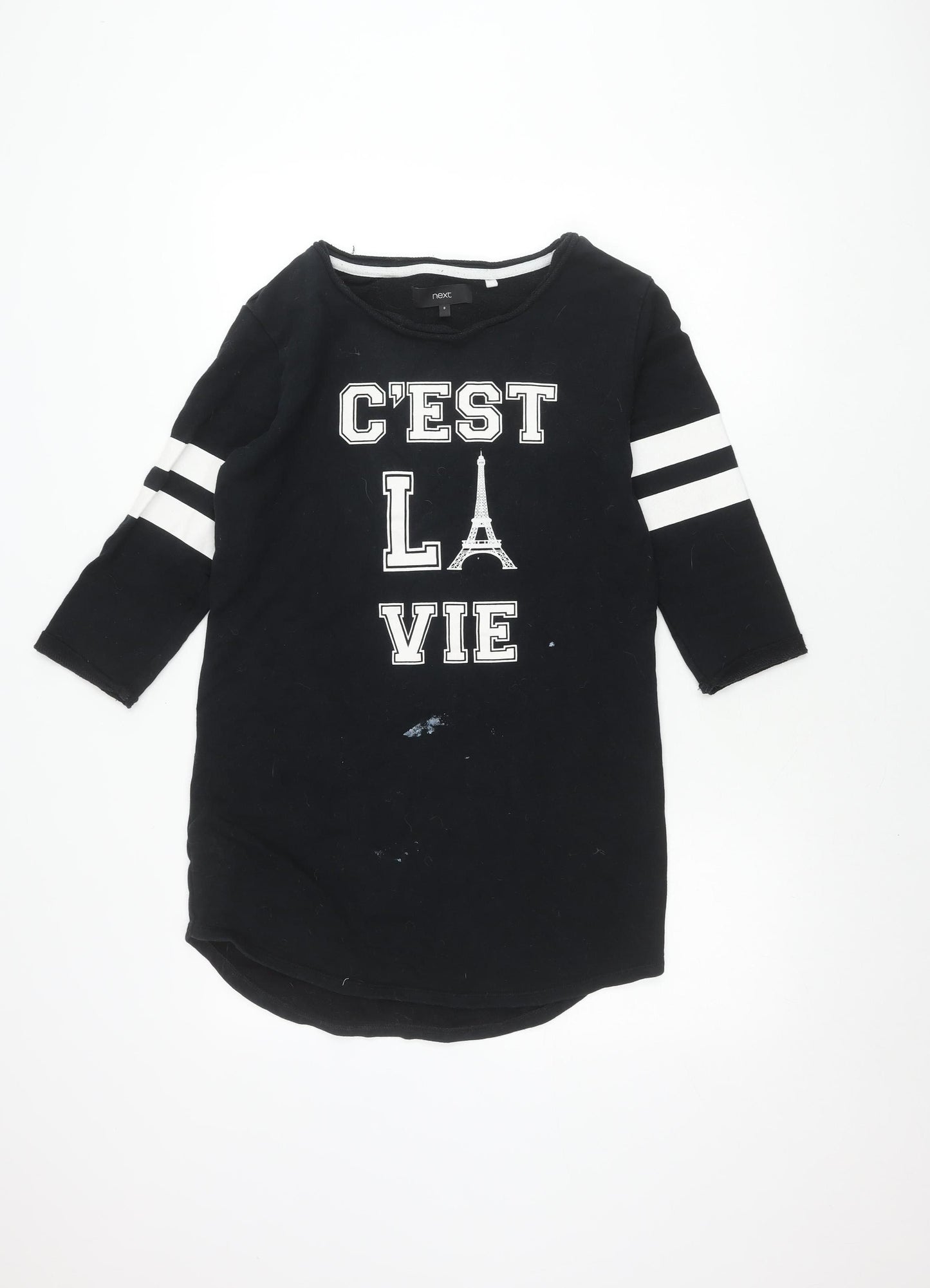 Next Women's Black Long Sleeve Top Size 8