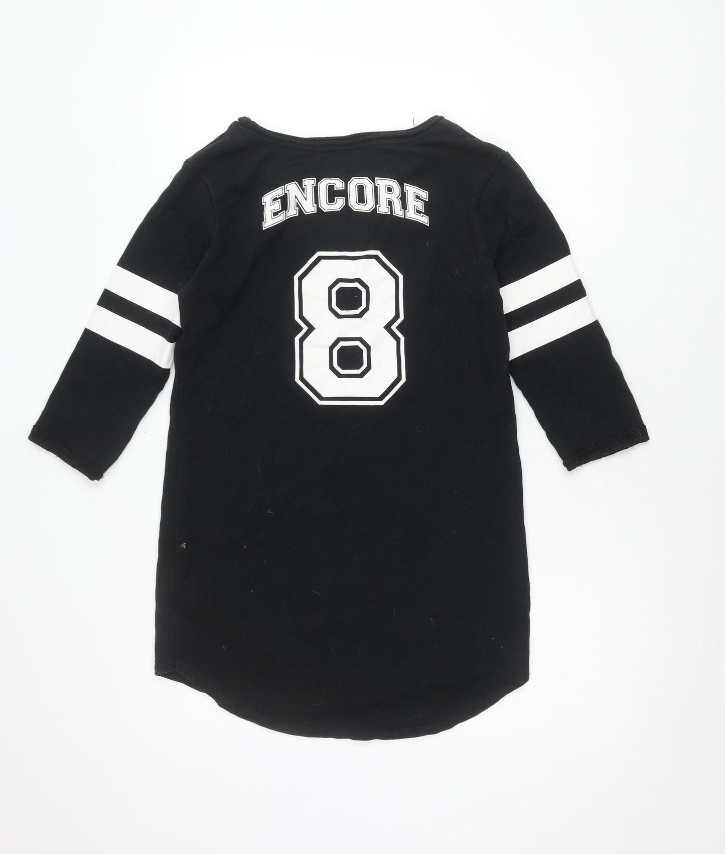 Next Women's Black Long Sleeve Top Size 8