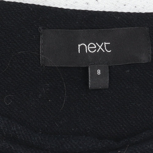 Next Women's Black Long Sleeve Top Size 8