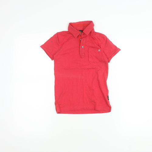 Replay Boys Red Polo Shirt, Size 6 Years, Cotton, Casual