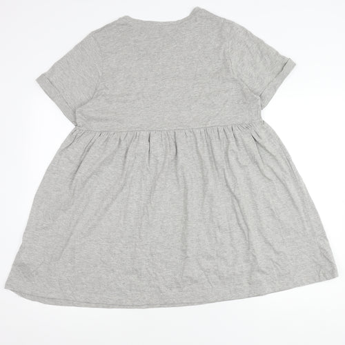 Brave Soul Women’s Grey Trapeze Dress Size 10