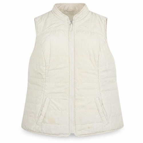 Bnw Collection Women’s Beige Quilted Waistcoat Size 22