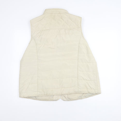 Bnw Collection Women’s Beige Quilted Waistcoat Size 22