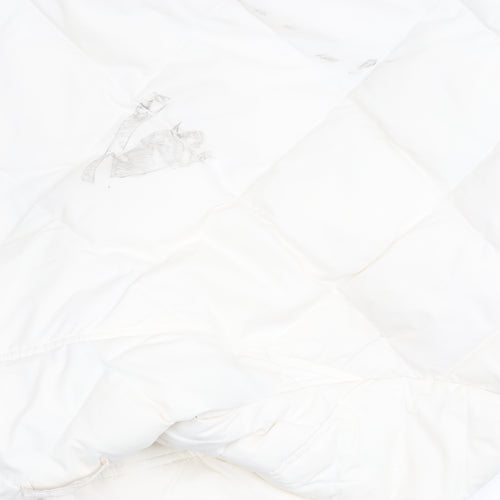 Maine New England Women White Hooded Quilted Jacket 16