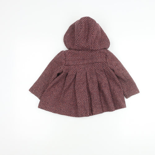 Monsoon Girls Multicoloured Hooded Coat 12-18 Months