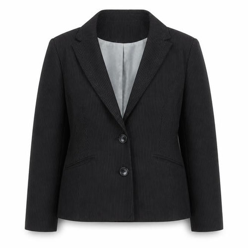 Debenhams Women's Petite Black Pinstripe Suit Jacket