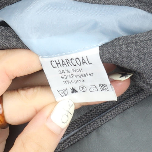 Thomas Brooks Men's Grey Wool Blend Blazer Jacket, Size 44R