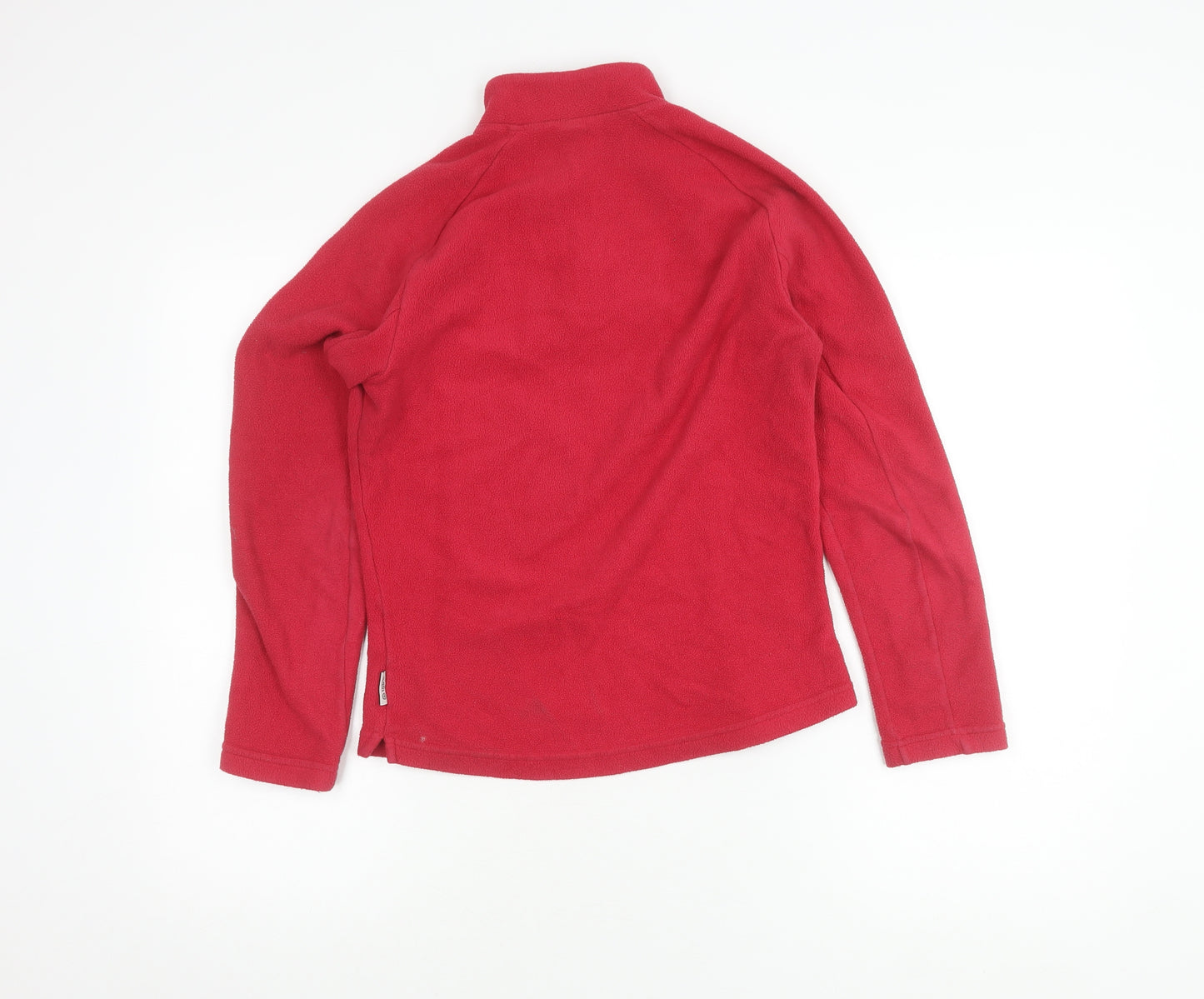 Oxylane Girls Red Fleece Pullover Sweatshirt Size S