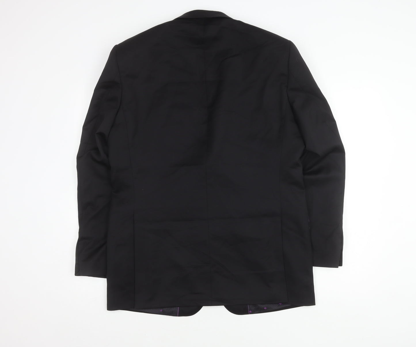 Daniel Hechter Men's Black Wool Tuxedo Jacket 40R