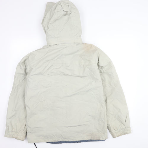 Lowe Alpine Women's Ivory Hooded Nylon Jacket Size M