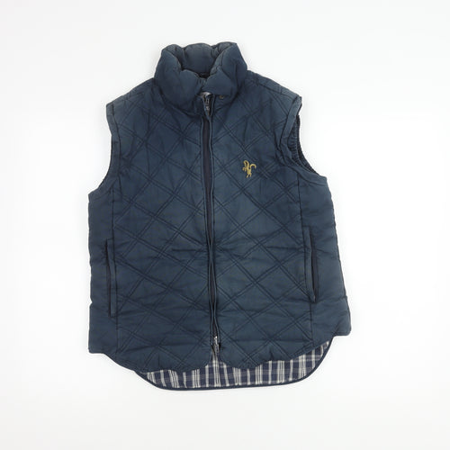 Caldene Women's Blue Quilted Waistcoat M