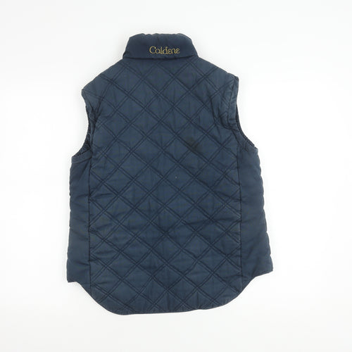 Caldene Women's Blue Quilted Waistcoat M