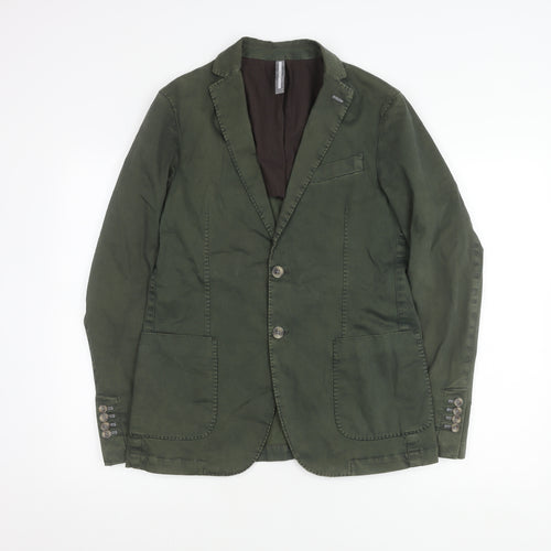 ASFALTO Men's Green Blazer Jacket UK 36