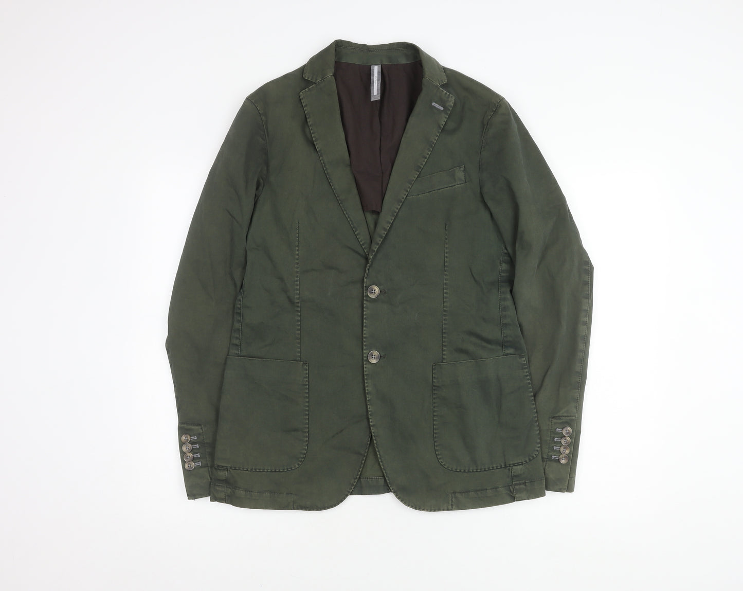 ASFALTO Men's Green Blazer Jacket UK 36