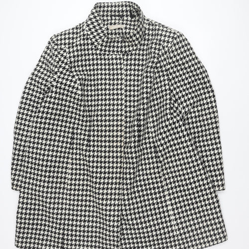 Anthology Women's Black Check Jacket UK 14