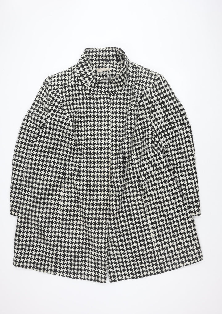 Anthology Women's Black Check Jacket UK 14