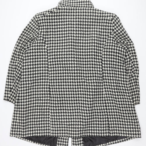 Anthology Women's Black Check Jacket UK 14
