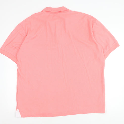 Slazenger Men's Pink 2XL Polo Shirt, Casual
