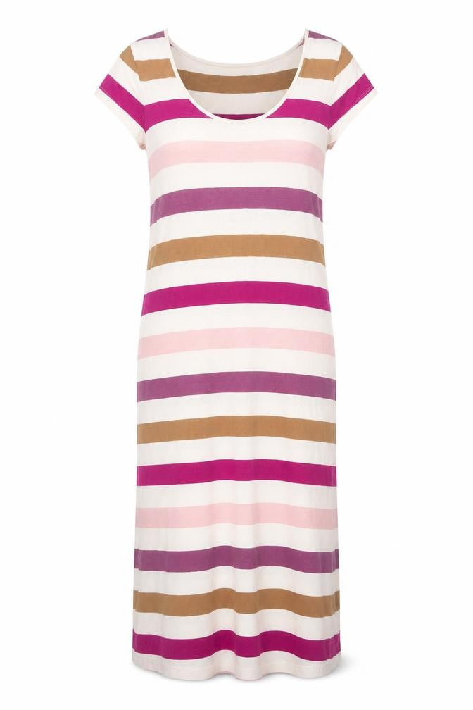 Front view of Great Plains Women's Multicoloured Long Shift Dress M